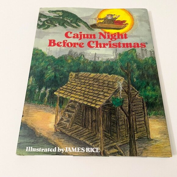 2007 Cajun Night Before Christmas Hardcover Book By Trosclair Pelican - Picture 1 of 16
